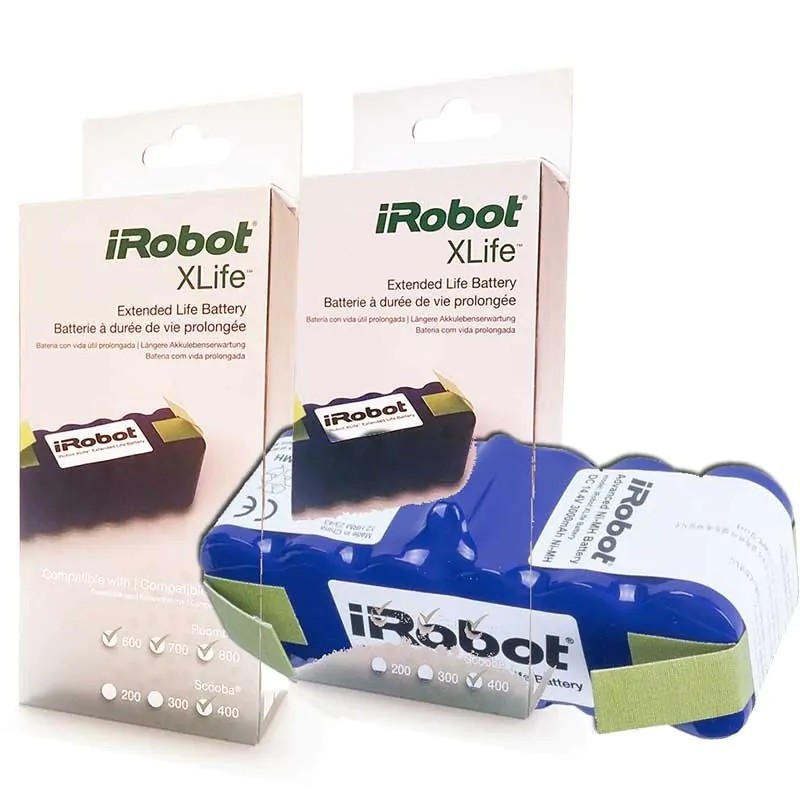 Pack 2 baterías originales iRobot XLife Roomba series 5/6/7/8/9