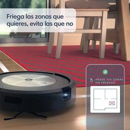 Controla desde la App cuanto a trabajado iRobot Roomba Combo® J5+.